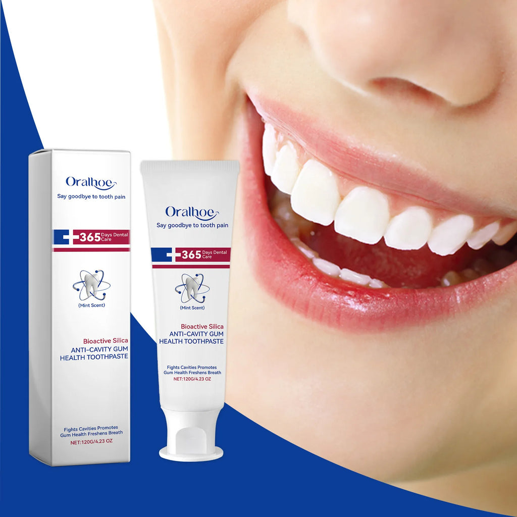 Oralhoe 120g Anti Cavity Toothpaste Repair Gum Health Tartar Deep Cleansing Yellow Teeth Whitening Remove Oral Odor Toothpaste