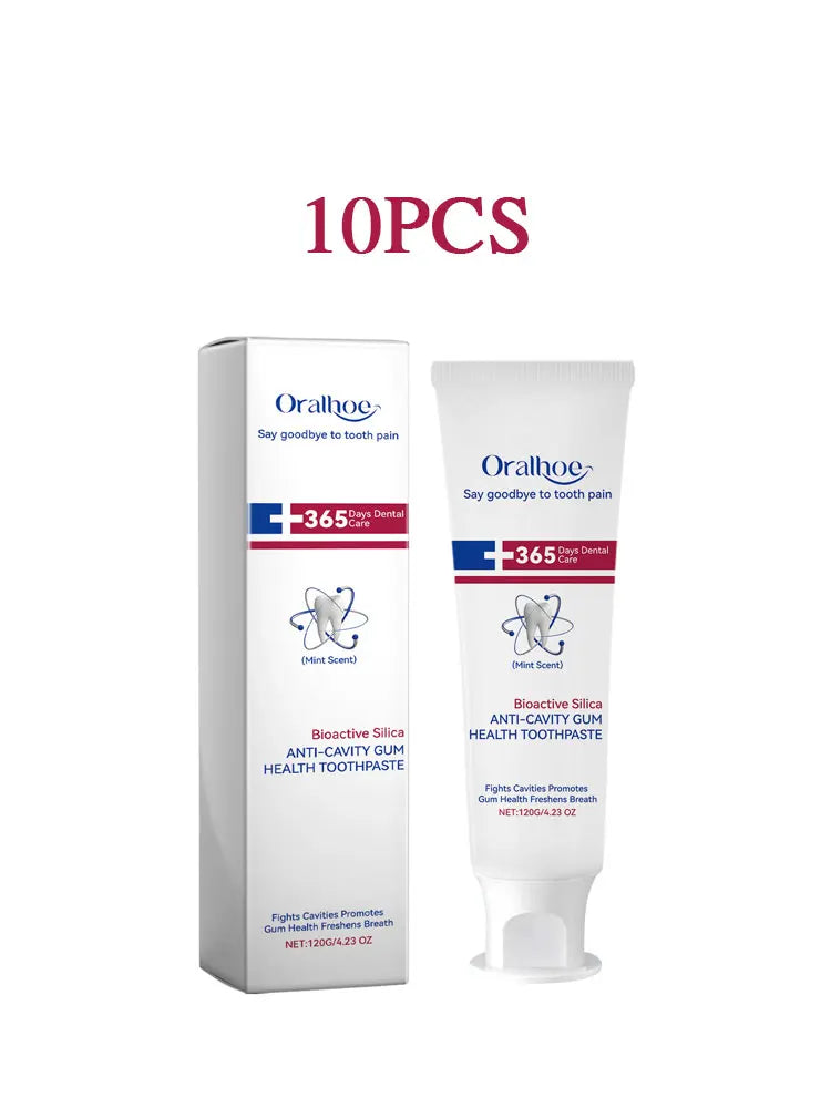 Oralhoe 120g Anti Cavity Toothpaste Repair Gum Health Tartar Deep Cleansing Yellow Teeth Whitening Remove Oral Odor Toothpaste