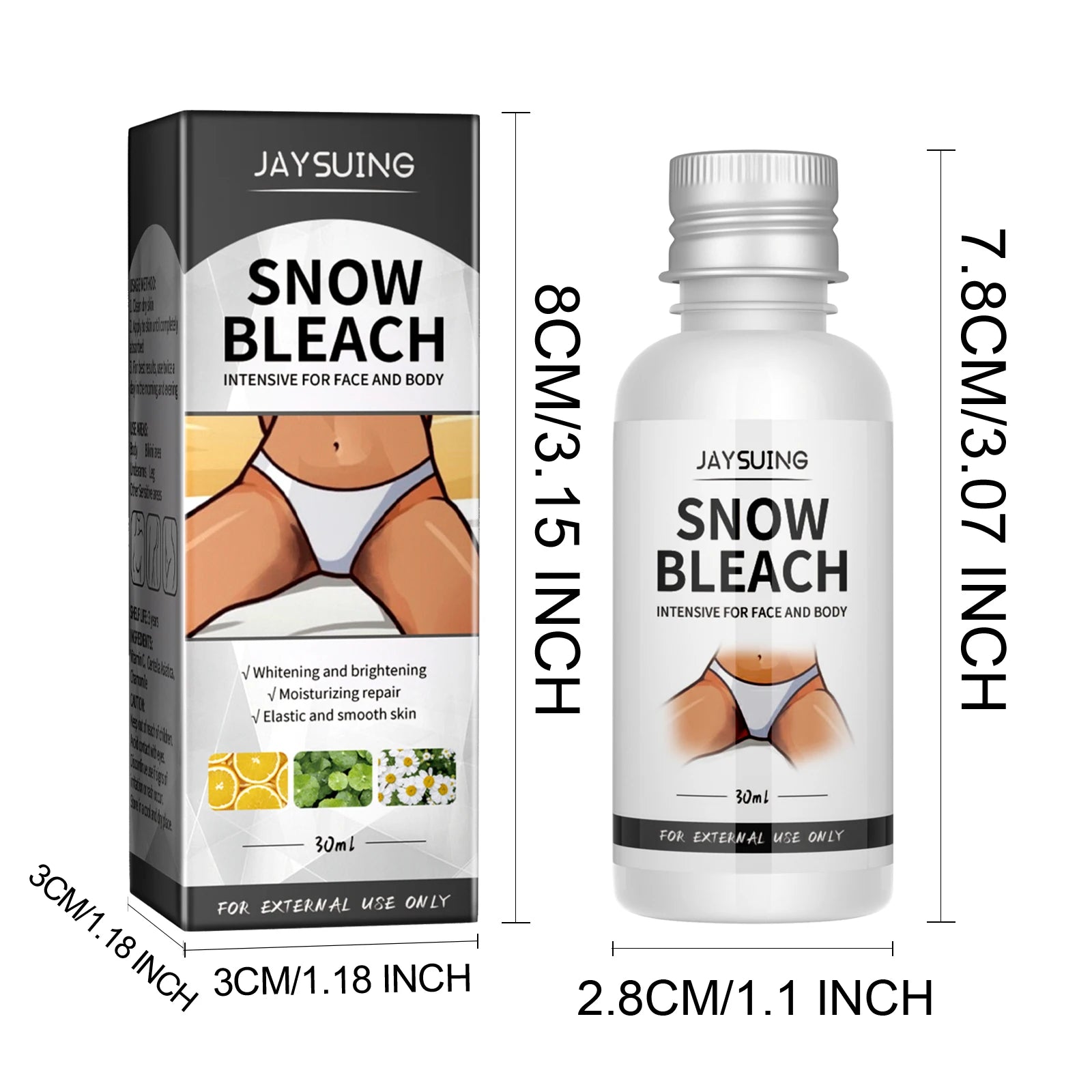 30ml Jaysuing Underarm And Thigh Black Cream Remove Black Spots Melanin Bright White Private Parts Moisturizing Body Lotion