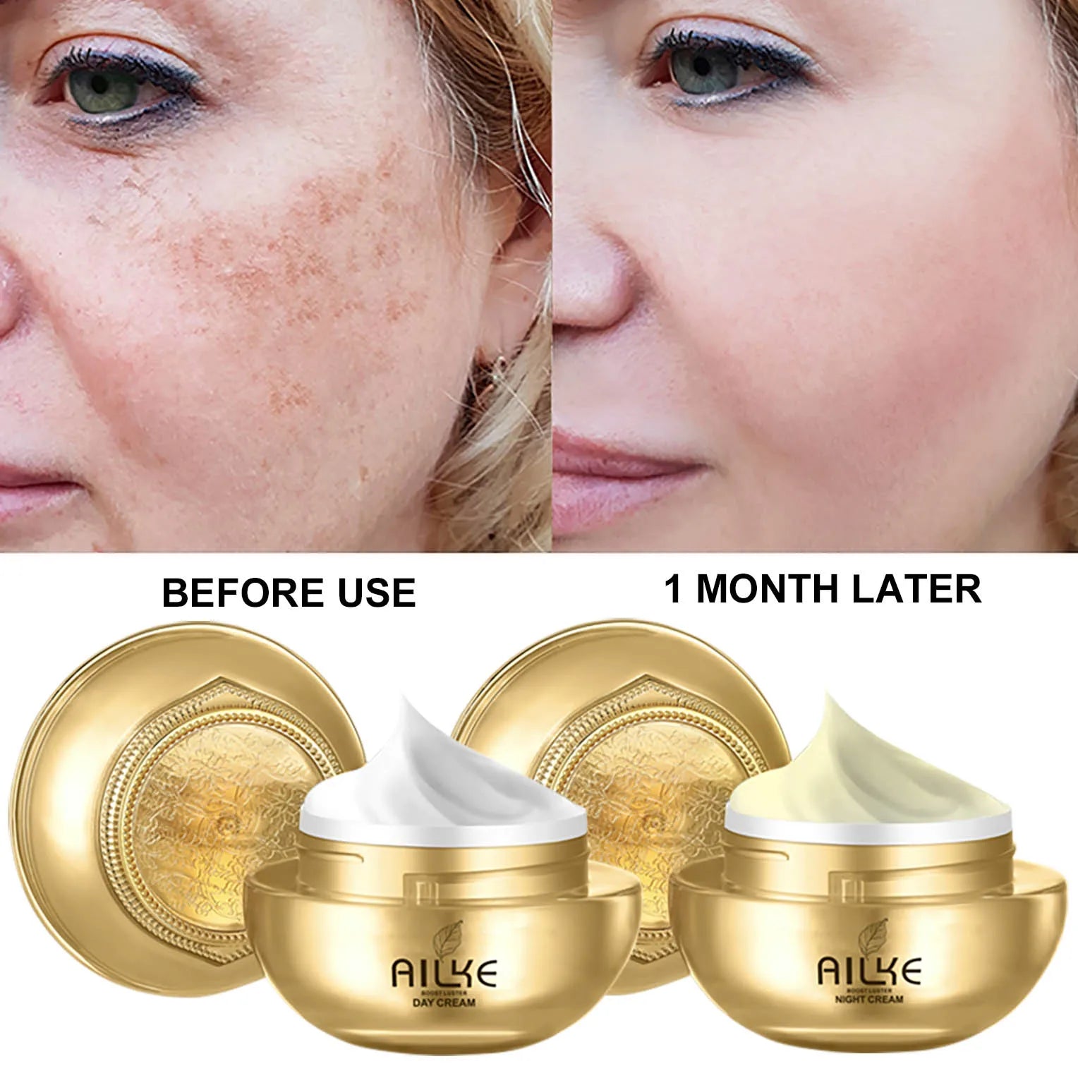 AILKE cosmetics facial skin care sets moisturizing whitening sleeping women beauty wrinkle cream face products female Wholesale
