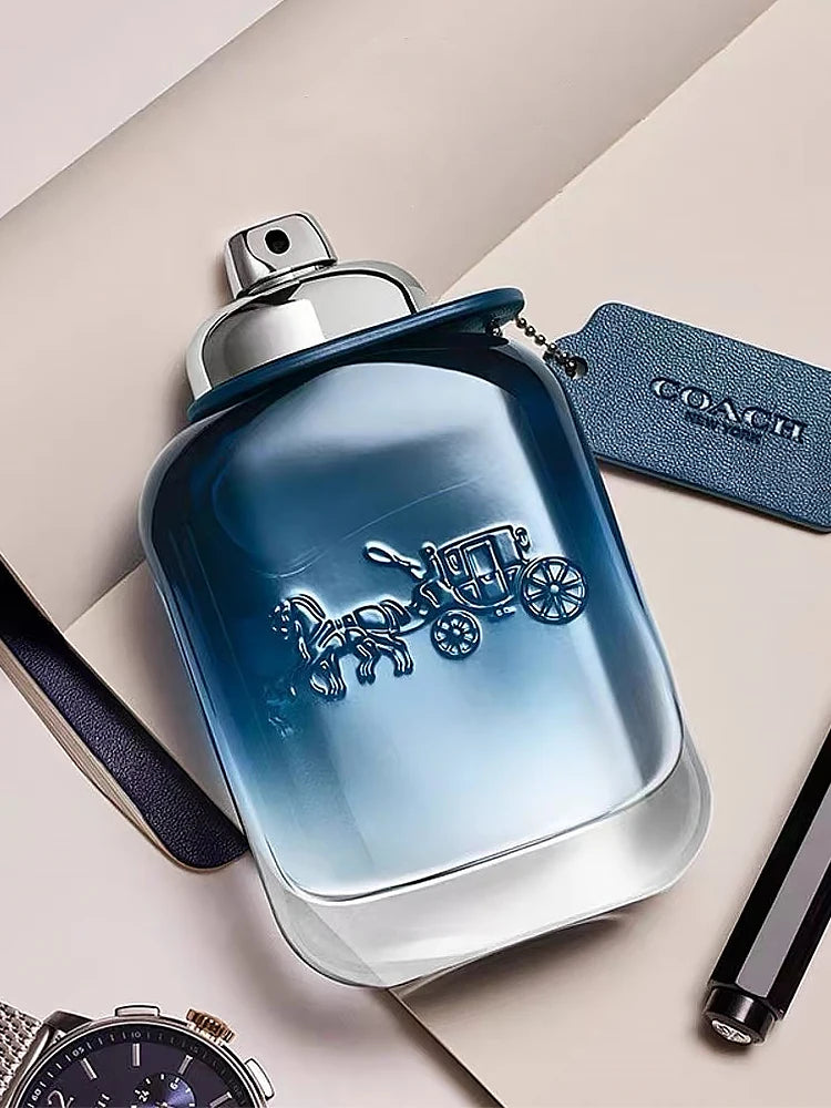 COACH BLUE  men's perfume blue classic eponymous men's Eau de Toilette aromatic woody notes fresh citrus notes 100ml