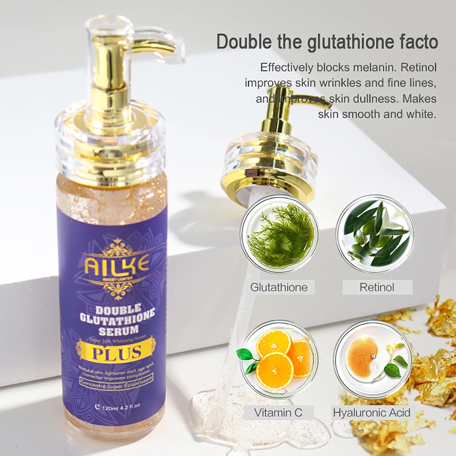 AILKE Dark Spot Remove Serum, Whitening Face Serum, Skin Brightening Discoloration Correcting Serum, Treatment For Face And Body