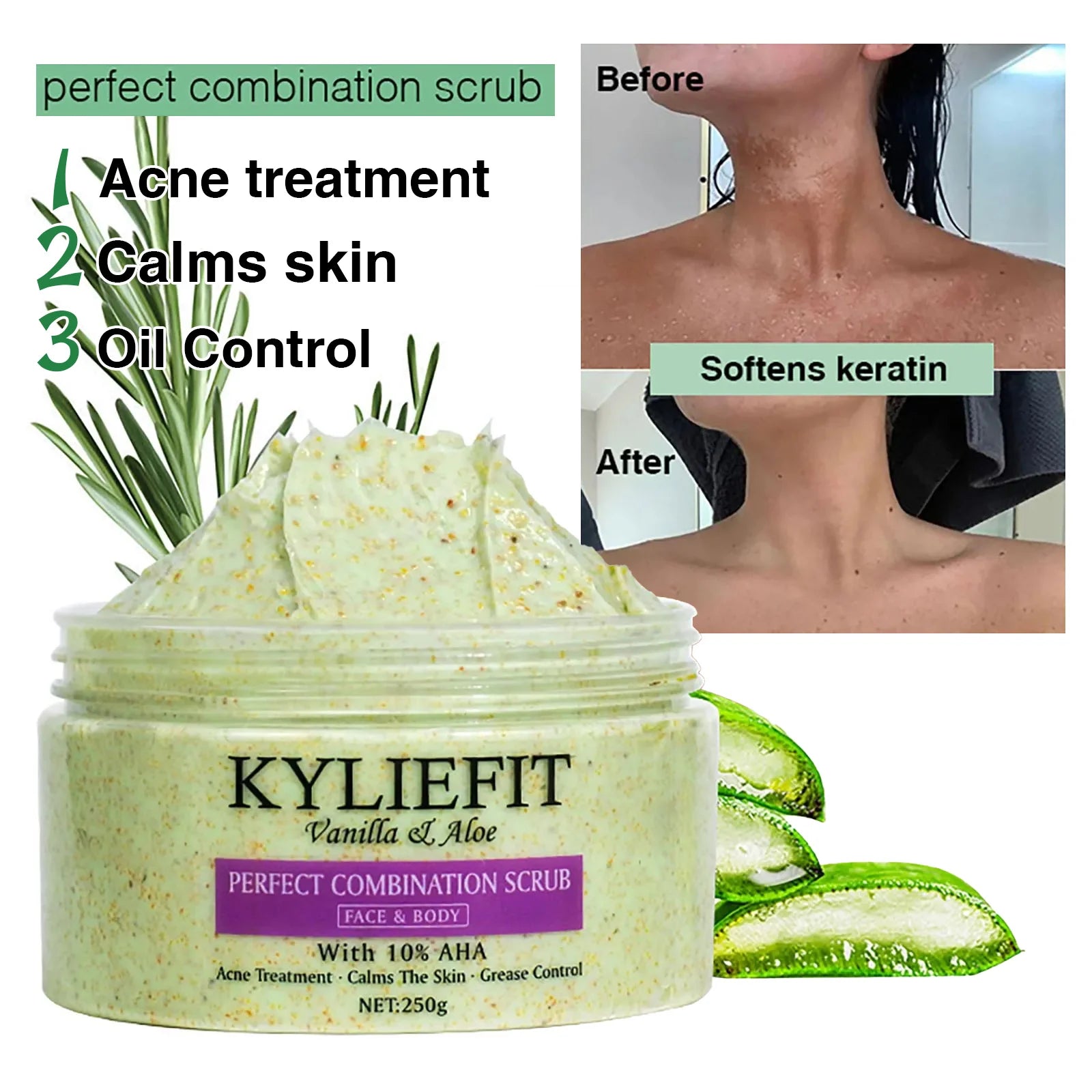 AILKE Aloe Vera Whitening Soap, Remove Acne, Pimples, Skin Radiant, Improve Skin Luster, Vegan Bath Wash for All Skin Types