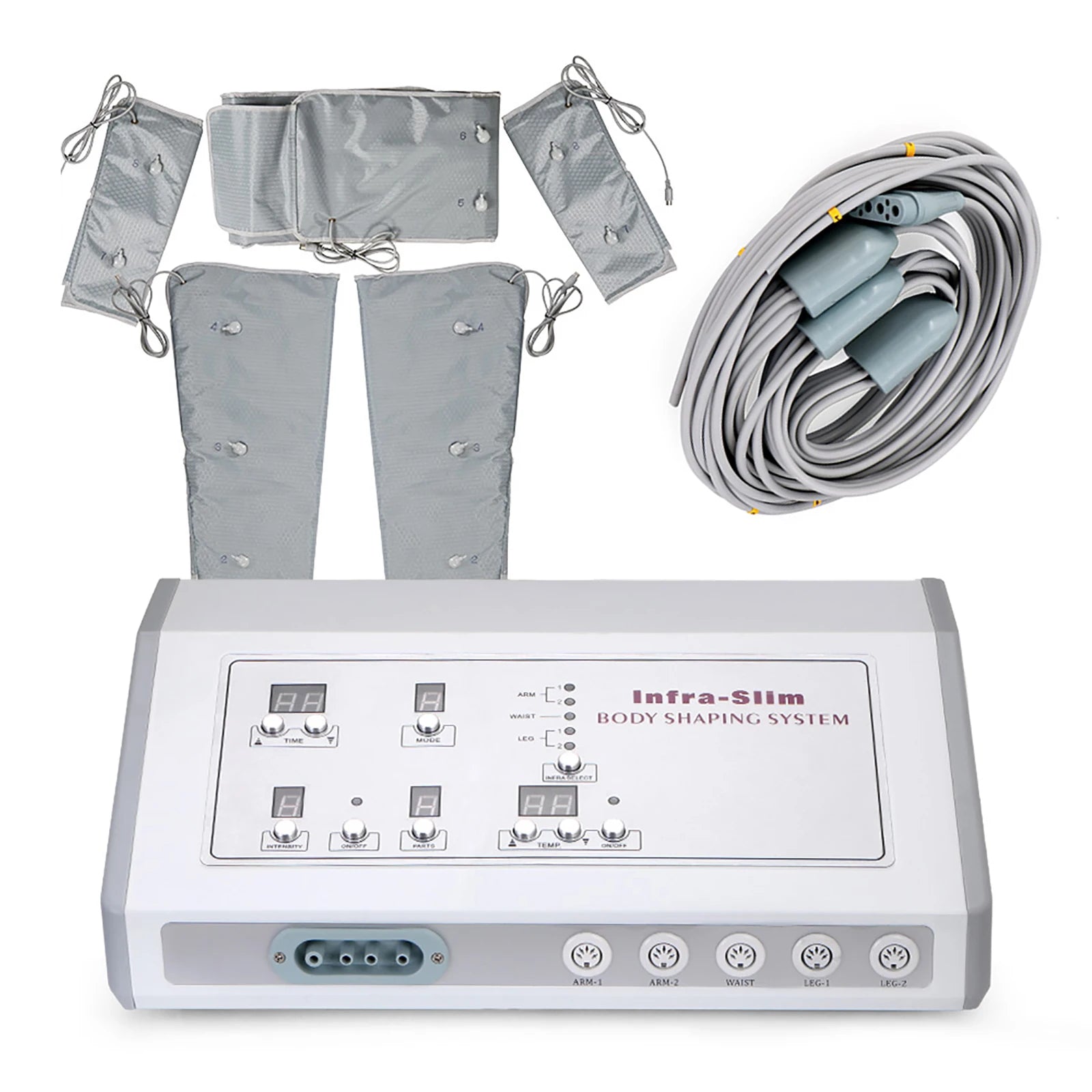 Far-infrared Ray Heating Air Pressure Slimming Suit Pressotherapy Body Contouring Weight Loss SPA Machine